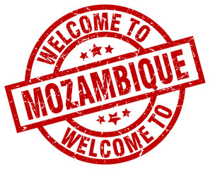 welcome to Mozambique red stamp
