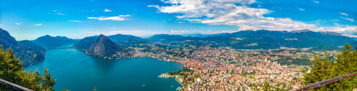 Lugano from above