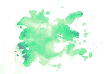 Watercolor stain light color. isolated on white background