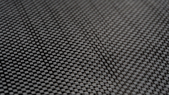 Black carbon fiber composite palin weave woven