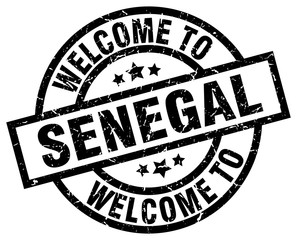 welcome to Senegal black stamp