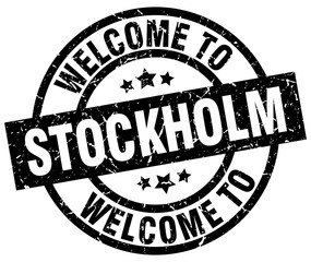 welcome to Stockholm black stamp