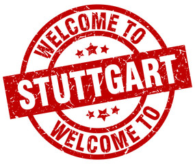 welcome to Stuttgart red stamp