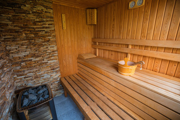 Fototapeta na wymiar Sauna for aroma therapy