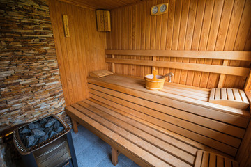 Fototapeta na wymiar Sauna for aroma therapy