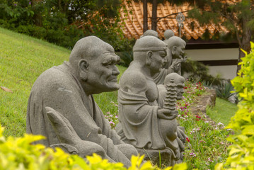 Fototapeta na wymiar Estátuas no Templo Zu Lai