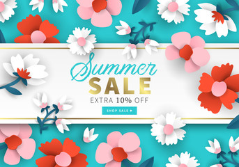 Summer sale banner design