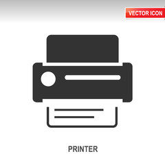 Printer vector icon