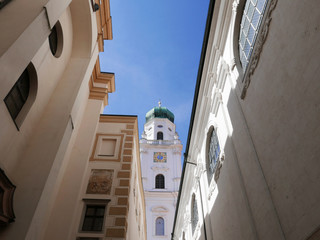 Obraz premium Spaziergang in Passau, Städtereise, Deutschland