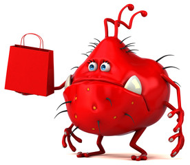 Fun germ - 3D Illustration