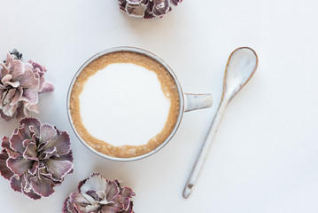 Kaffee mit Milchschaum