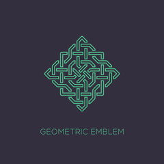 Geometric emblem