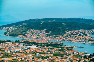 Fototapeta na wymiar View of Trogir in Croatia from view point