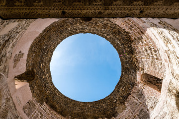 Beautiful old town Split in Croatia