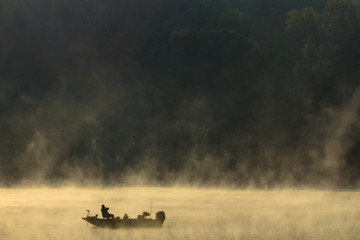 Early Morning Bass Fishing 