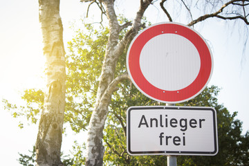 Verkehrsschild