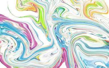 Abstract texture background. Marble creative art. Digital painting colorful artwork. Acrylic psychedelic drawing.