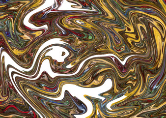 Abstract texture background. Marble creative art. Digital painting colorful artwork. Acrylic psychedelic drawing.