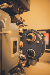 Vintage movie projector