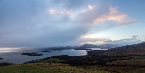 Fototapeta na wymiar Scottish panorama