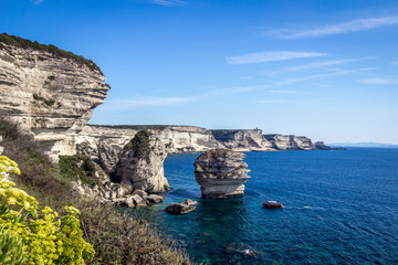 Fototapeta na wymiar Bonifacio's cliffs