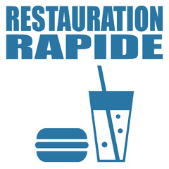 Logo restauration rapide.