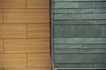 Modern finishing materials in construction. 