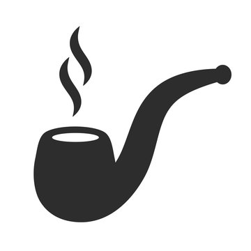 recommend clip art: Tobacco pipe vector icon