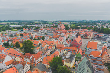 Fototapeta na wymiar Greifswald Panorama