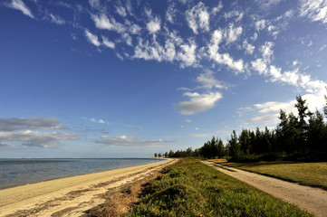 plage déserte île maurice