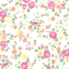 Fototapeta na wymiar Floral pattern design