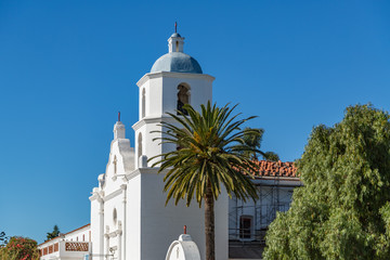 Bell Tower at San Luis Rey Mission, California