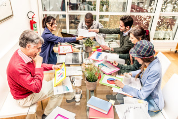 Team of creative business people