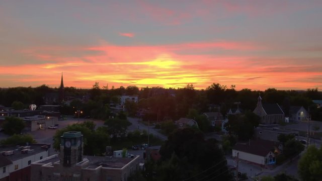 canadian sunset filmed on iPhone 8