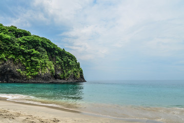 Naklejka na ściany i meble Tropical beach in Bali near Chandidasa