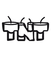 text stangen boom feuer heiß tnt dynamit explodieren explosion sprengstoff bombe sprengen explosiv luft jagen anzünden clipart comic cartoon