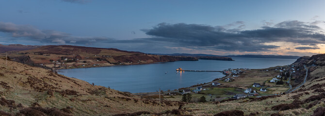 Panorama Uig , Isle of Skye Scotland
