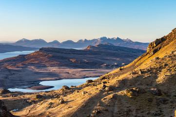 View  from Old Man of Storr, Isle of Skye, Scotland
