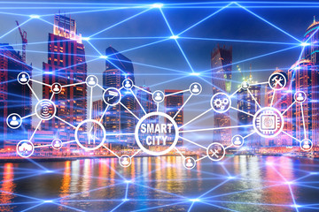Concept of smart city and internet of things