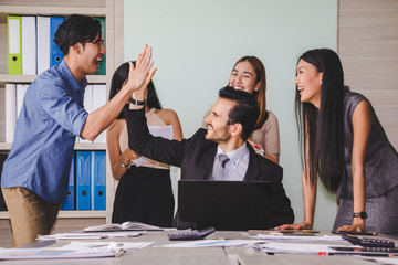 Business meeting of business people.