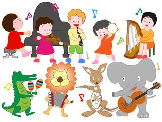 動物と子供たちのコンサート