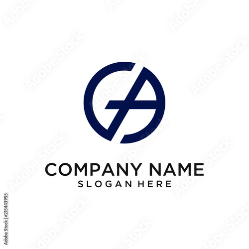 Ga Logo Design Imágenes De Archivo Y Vectores Libres De