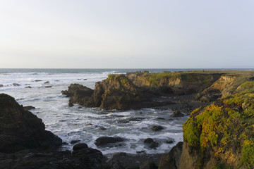 Green Mendocino Cliffs