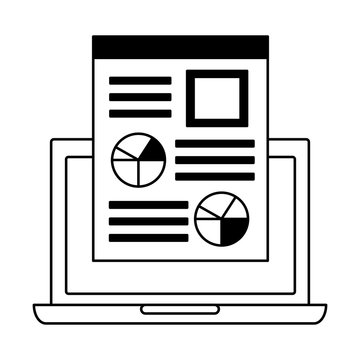recommend clip art: laptop computer document report work