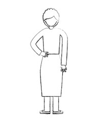 cute grandmother avatar character