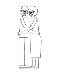 cute grandparents avatar characters