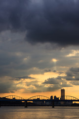 Obraz premium The glow of the Han River