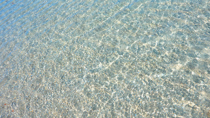 Clear sea water