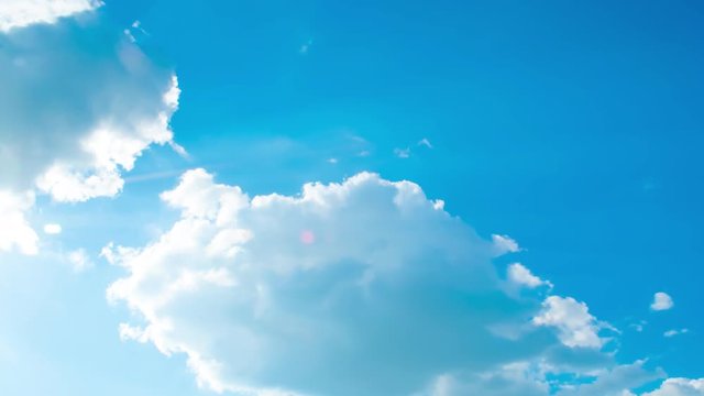 Timelaps of the blue sky on which the clouds move. In high resolution and high quality. Time laps does not have birds and foreign objects.