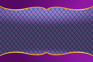 Thai Frame Luxury Violet Background Vector